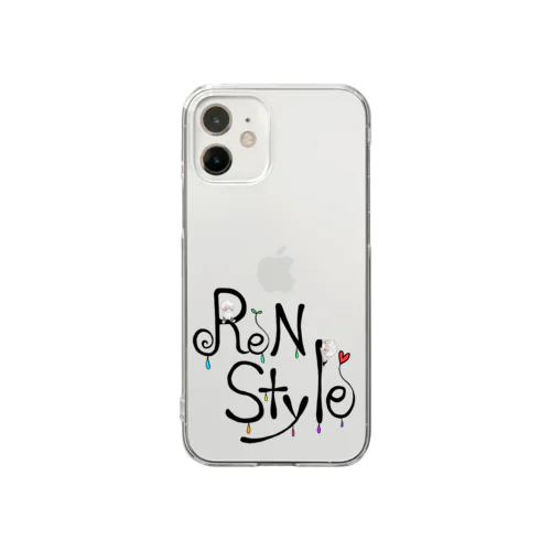 Ren　Style Clear Smartphone Case