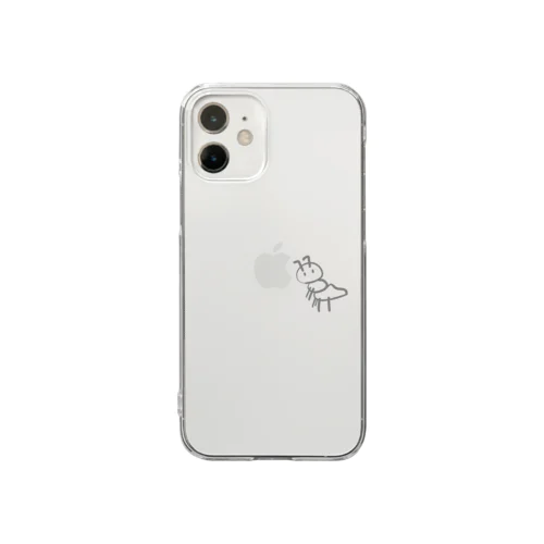 アシナガバチ（控えめ） Clear Smartphone Case