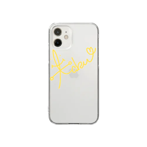 takuya サインケース Clear Smartphone Case