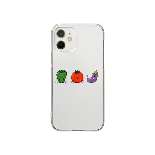 夏野菜達 Clear Smartphone Case