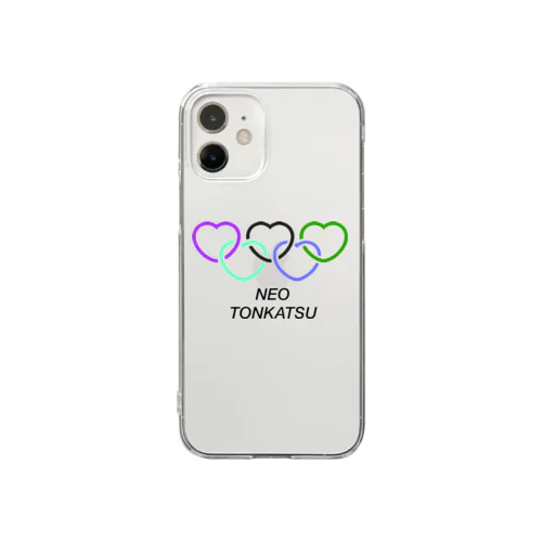 NEO TONKATSU OLYMPIC  Clear Smartphone Case