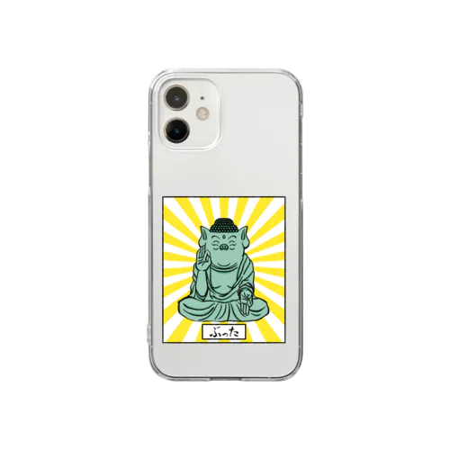 ぶったグッズ Clear Smartphone Case