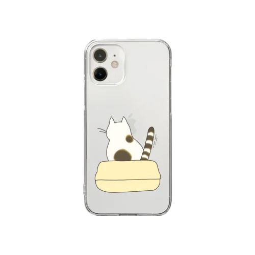 ねこinトイレ Clear Smartphone Case