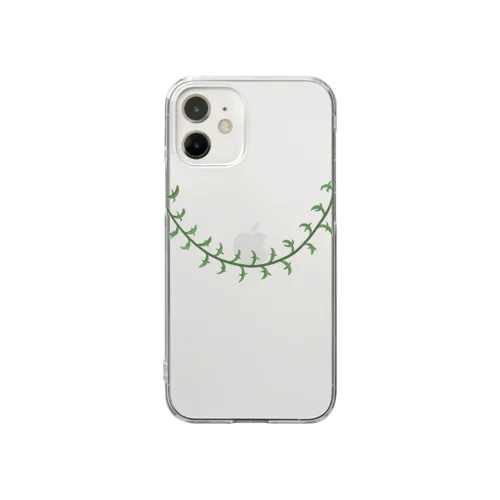 ドルフィンネックレスのネックレス Clear Smartphone Case
