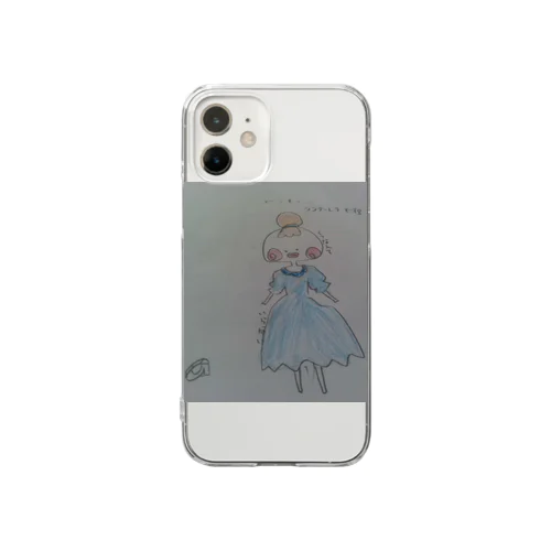 うふふなお嬢さん Clear Smartphone Case