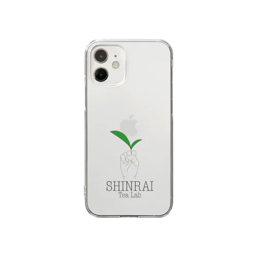 SHINRAI TEA LAB 英ロゴ Clear Smartphone Case