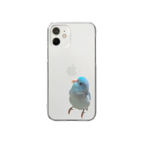 小豆は見つめる Clear Smartphone Case