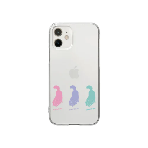 ウチ ノ イヌ Clear Smartphone Case