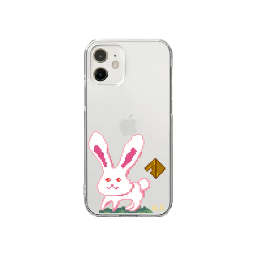 USAGI CAMP初めてのドット絵 Clear Smartphone Case