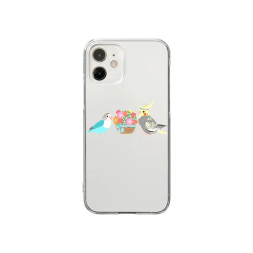 サンちゃんとむぎっちょ Clear Smartphone Case