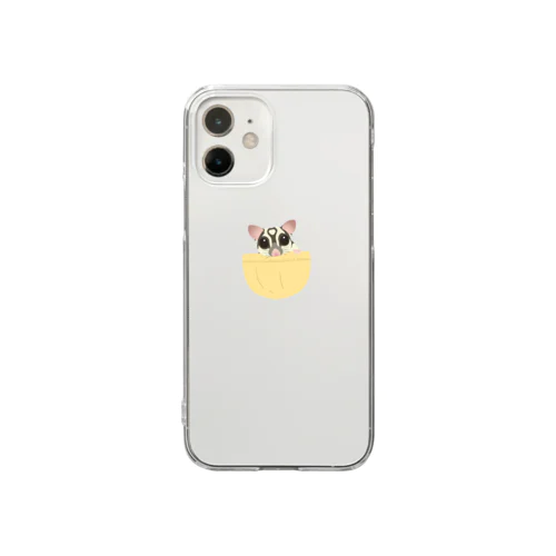 フクロモモンガのカムイくん Clear Smartphone Case