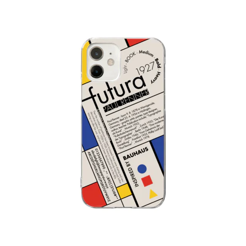 Futura Typography Design  Clear Smartphone Case