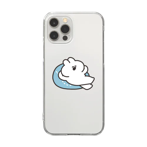 ぐーたらうさちゃん Clear Smartphone Case