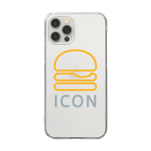 ICONロゴ Clear Smartphone Case