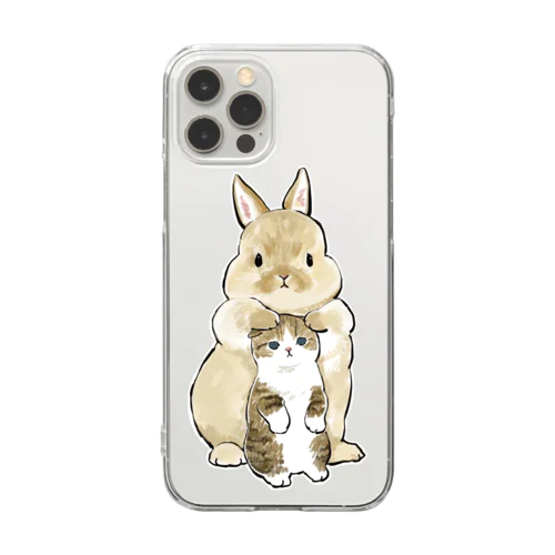 ちっこいねこ Clear Smartphone Case