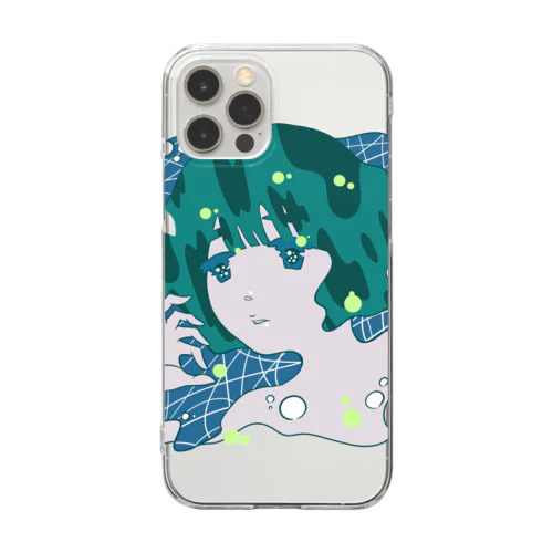 深海のプラムちゃん Clear Smartphone Case