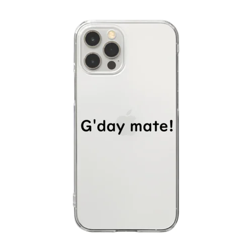 G'day mate! 투명 스마트폰 케이스