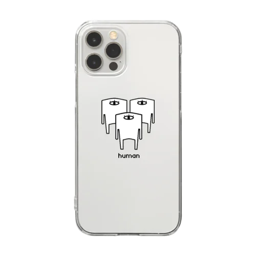 human Clear Smartphone Case