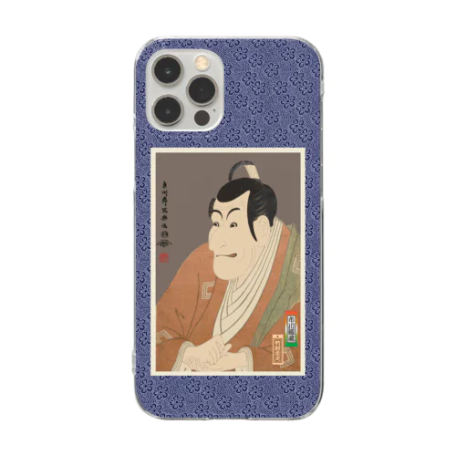 市川鰕蔵の竹村定之進 Clear Smartphone Case