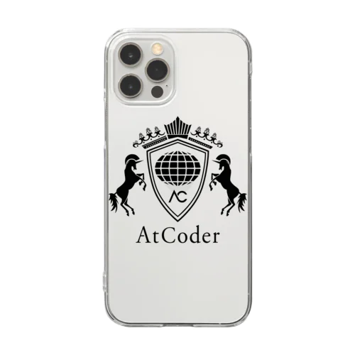 AtCoderロゴグッズ Clear Smartphone Case