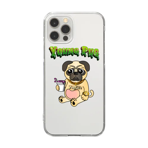 YOUNG PUG Clear Smartphone Case