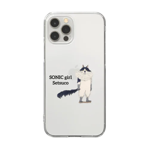 SONIC girl SETSUCO クリアスマホケース