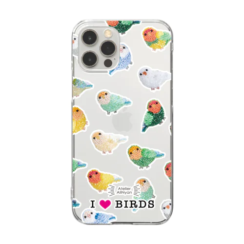 I love birds Clear Smartphone Case