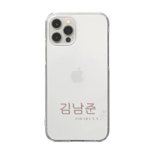 BTS 김남준（キム・ナムジュン）iphoneケース Clear Smartphone Case