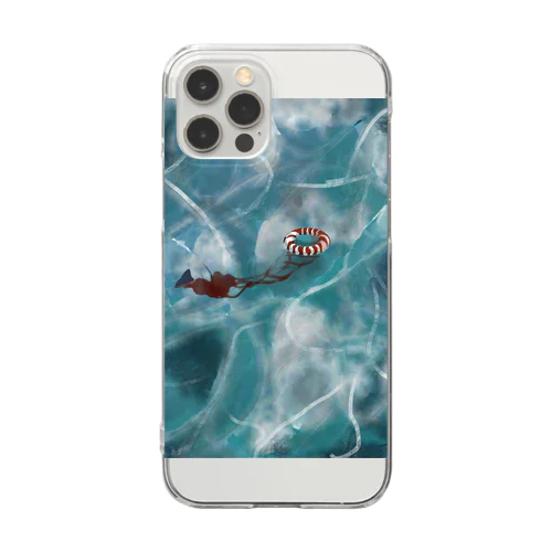 ~不穏~海 Clear Smartphone Case