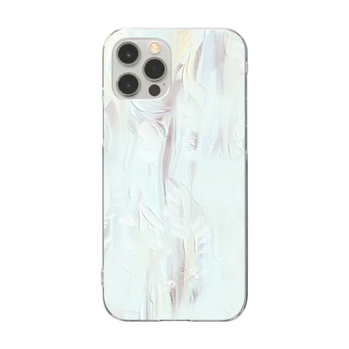 Bianco シロ Clear Smartphone Case