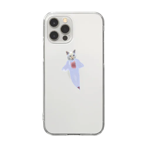 クリオネなまりおちゃん Clear Smartphone Case