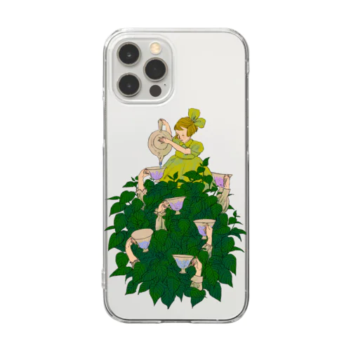 紫陽花 Clear Smartphone Case