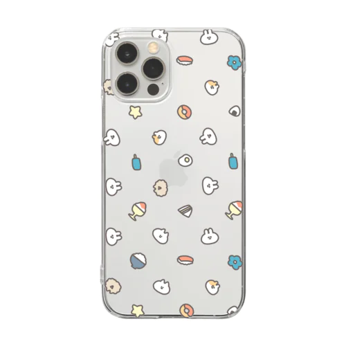 うさちゃんファミリー Clear Smartphone Case