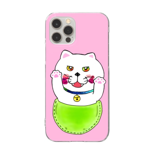 もよねこ Clear Smartphone Case