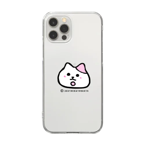 職なし辛いにゃ Clear Smartphone Case