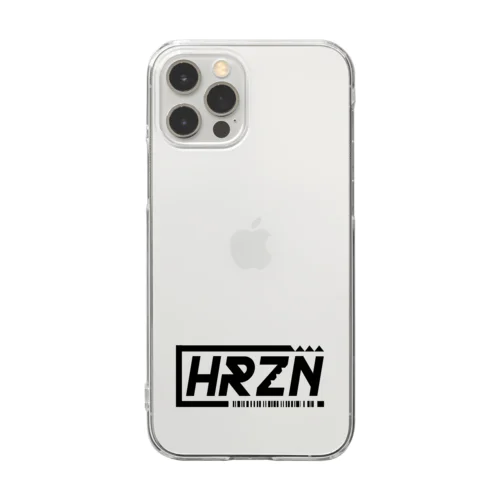 HRZNロゴiphoneケース クリアスマホケース