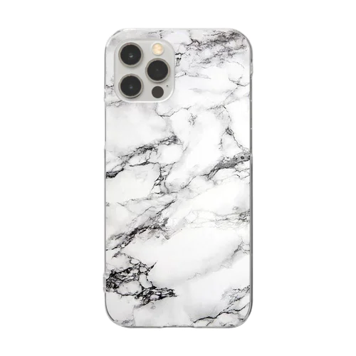 Inorganic_marble Clear Smartphone Case