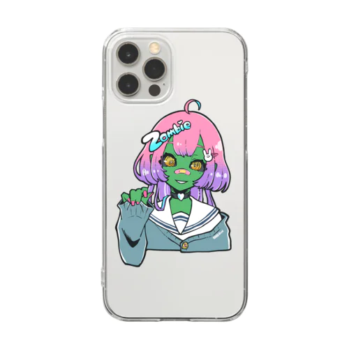 ZOMBIEEEEEちゃん Clear Smartphone Case