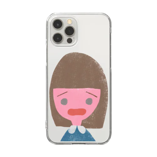 イヤイヤ期ちゃん Clear Smartphone Case