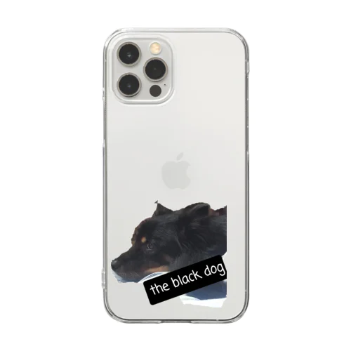 The black dog Clear Smartphone Case