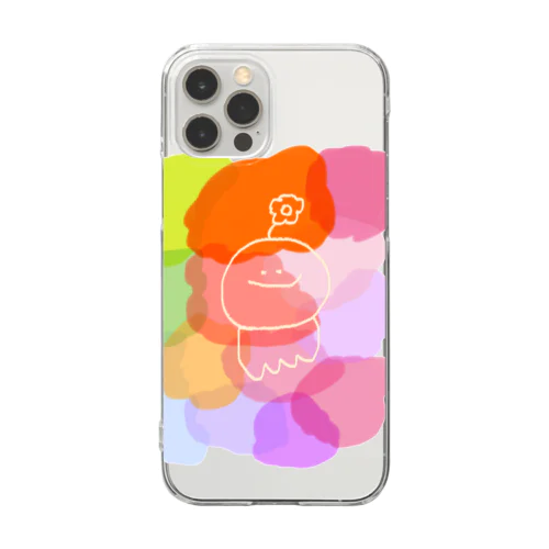 パステルさん Clear Smartphone Case