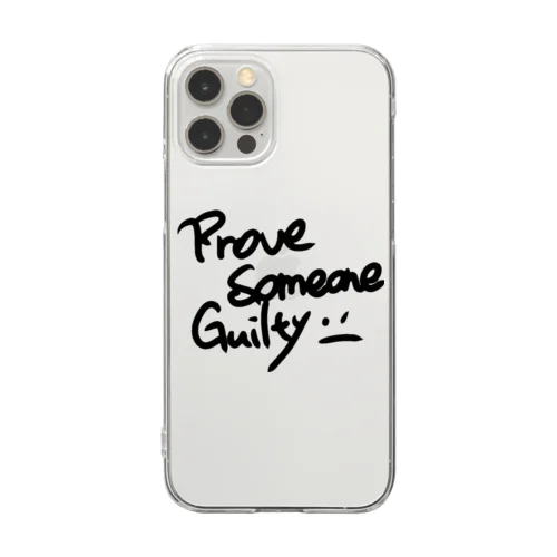 ProVe SoMeoNe GuilTy クリアスマホケース