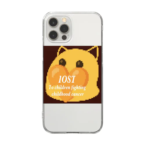 IOST 幸せを運ぶ猫 Clear Smartphone Case