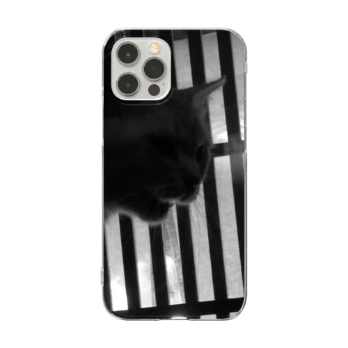 猫の号令 Clear Smartphone Case