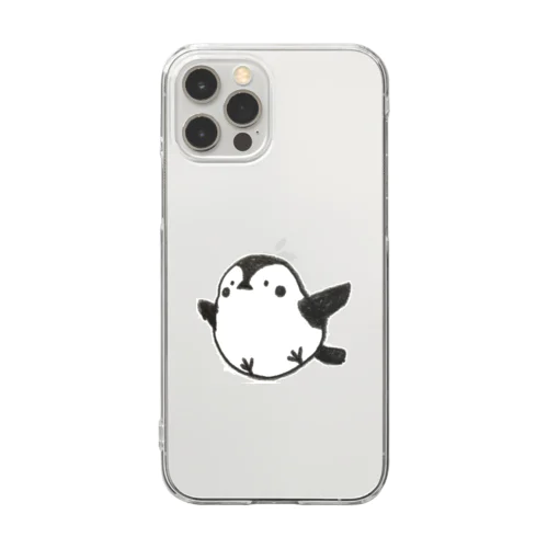 hacy's スズメイラスト Clear Smartphone Case