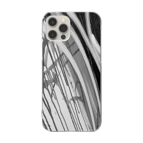 #Alley wearll graphic art(monochrome) Clear Smartphone Case