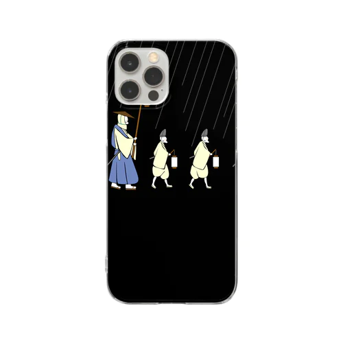 狐の嫁入り Clear Smartphone Case