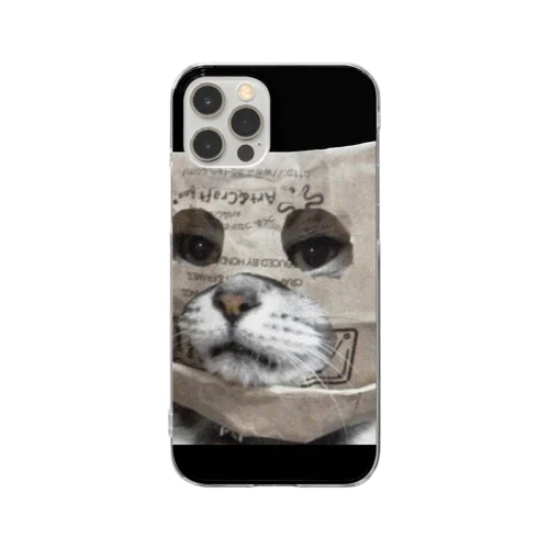 猫ちゃん Clear Smartphone Case