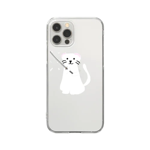 構え太刀 Clear Smartphone Case