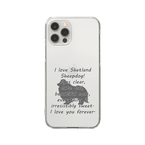 シェットランドシープドッグ Clear Smartphone Case